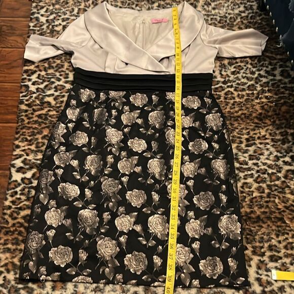 Eliza J Floral Design Feminine Dress Event Wedding Guest Formal Gala Party - Picture 7 of 13